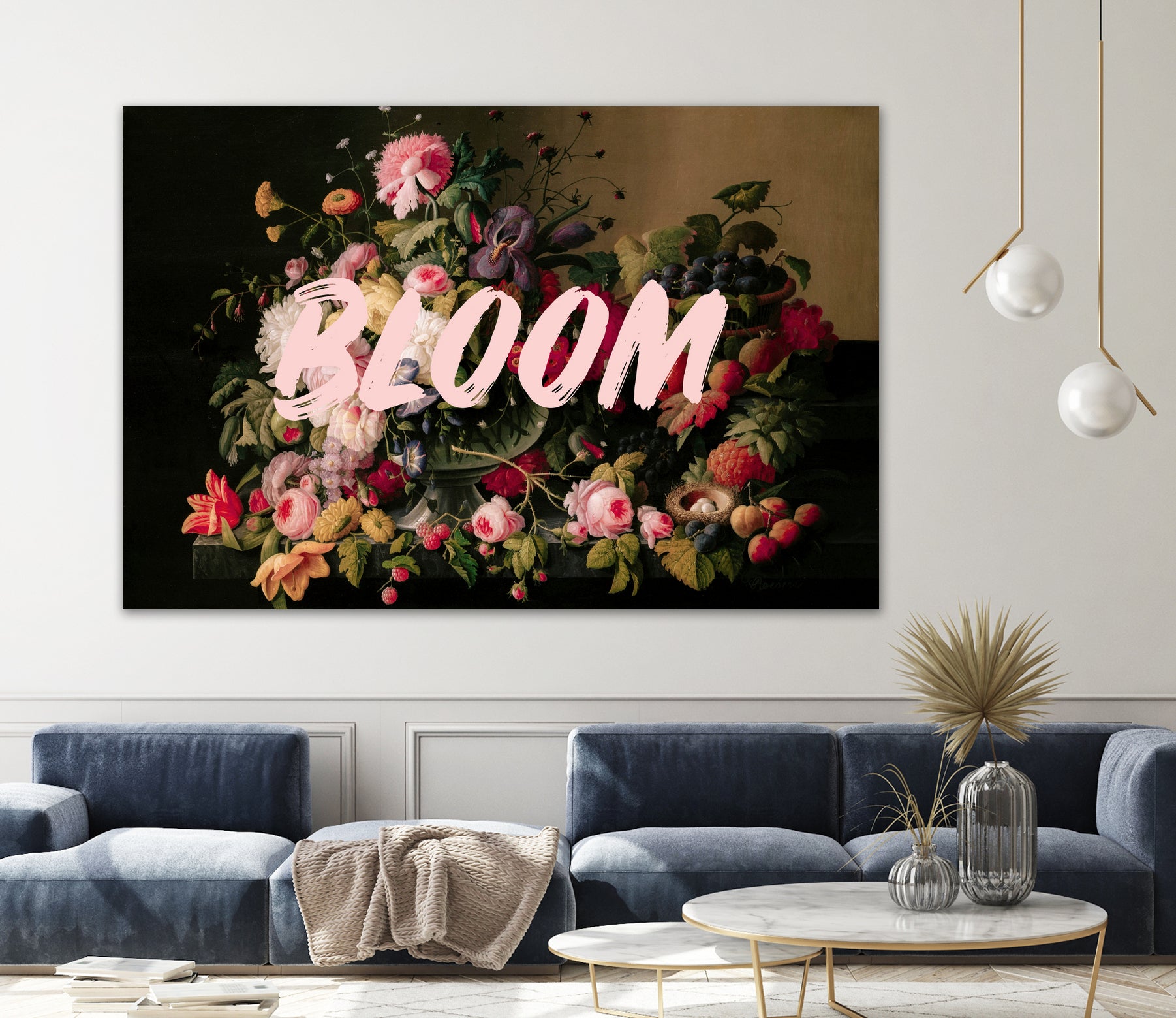 Bloom Ratio2x3 by Grace on GIANT ART - pink botanical