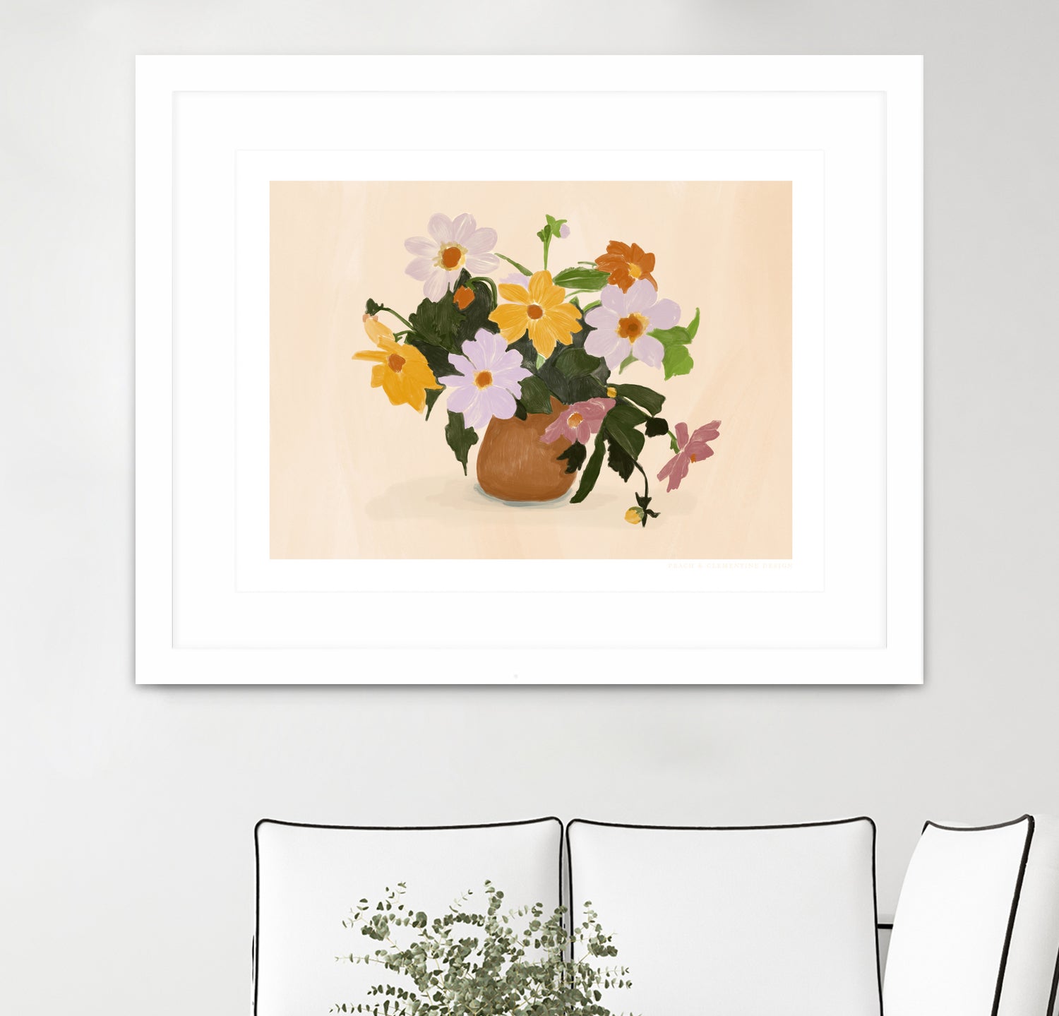 Pandcsummerflowers Copy by Jenny on GIANT ART - liz rome