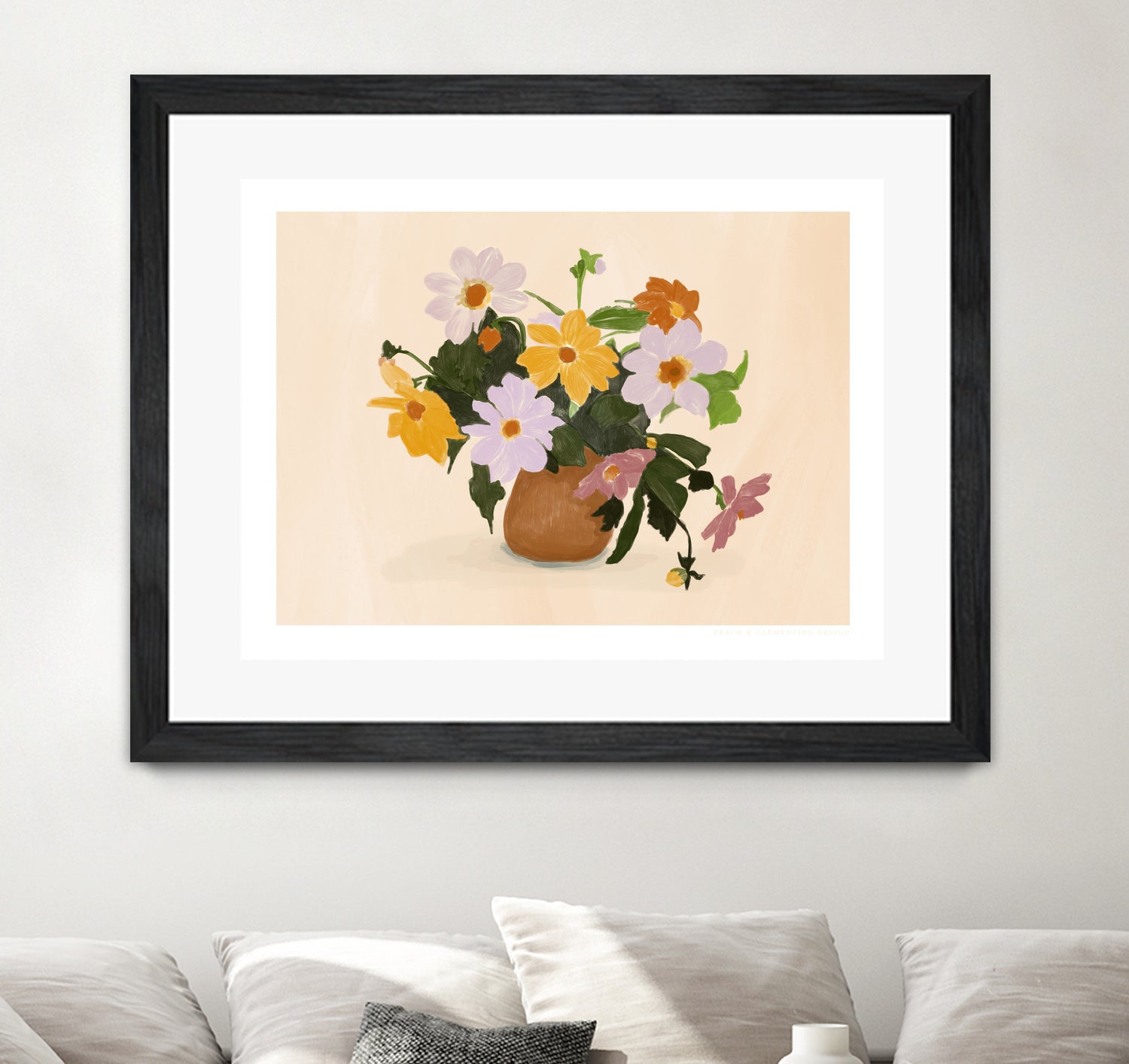 Pandcsummerflowers Copy by Jenny on GIANT ART - liz rome