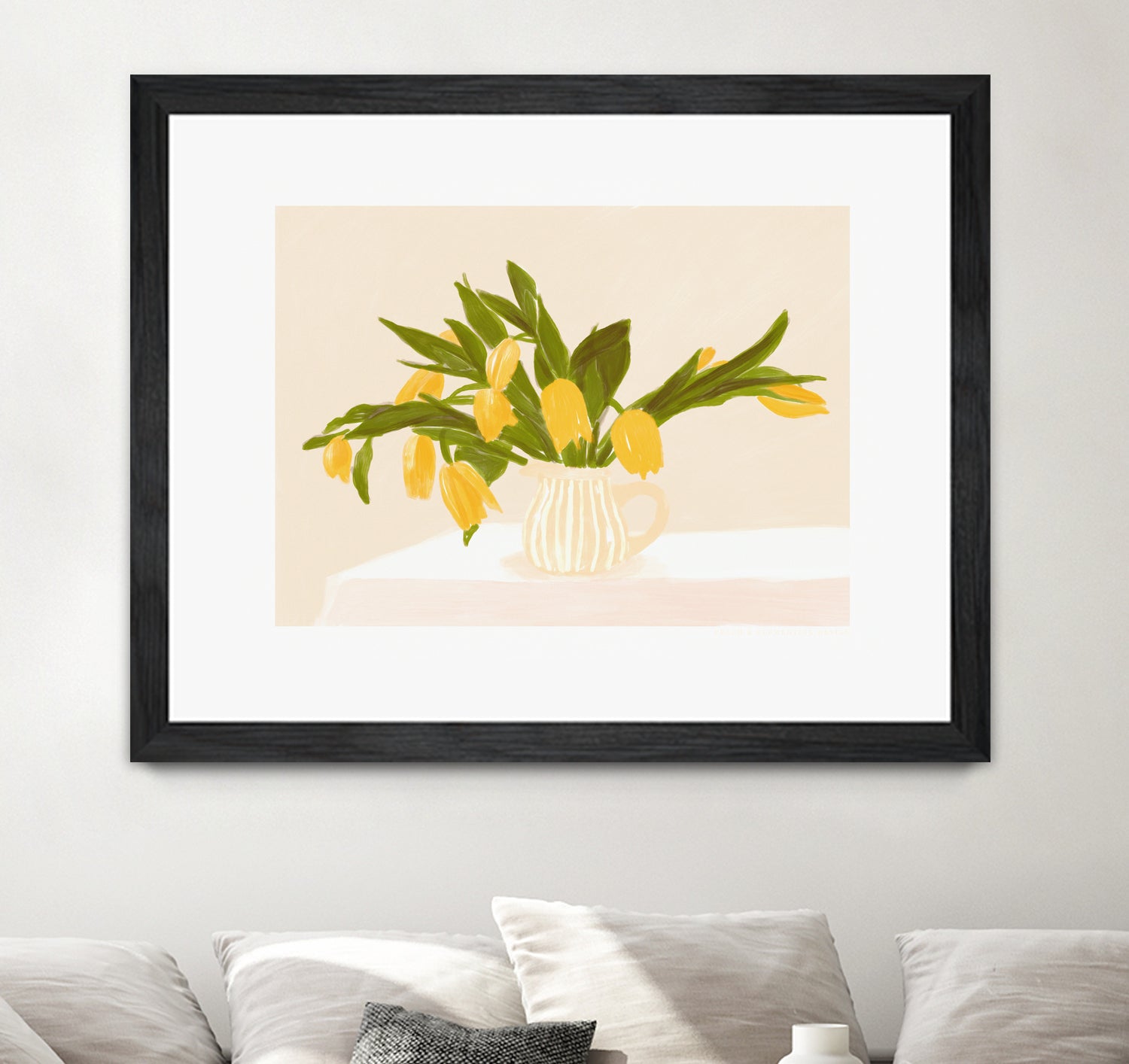 Pandcyellowtulips Copy by Jenny on GIANT ART - liz rome