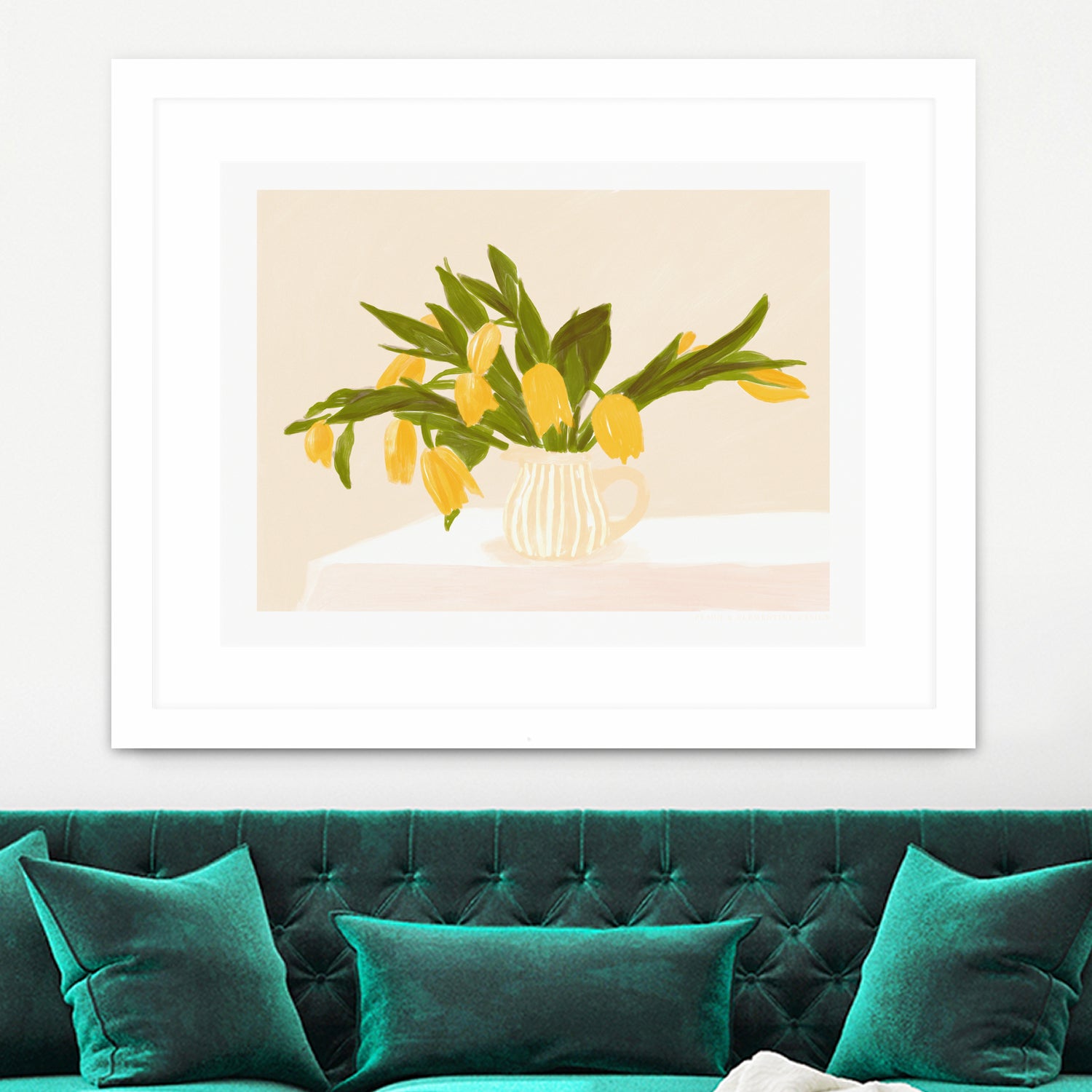 Pandcyellowtulips Copy by Jenny on GIANT ART - liz rome