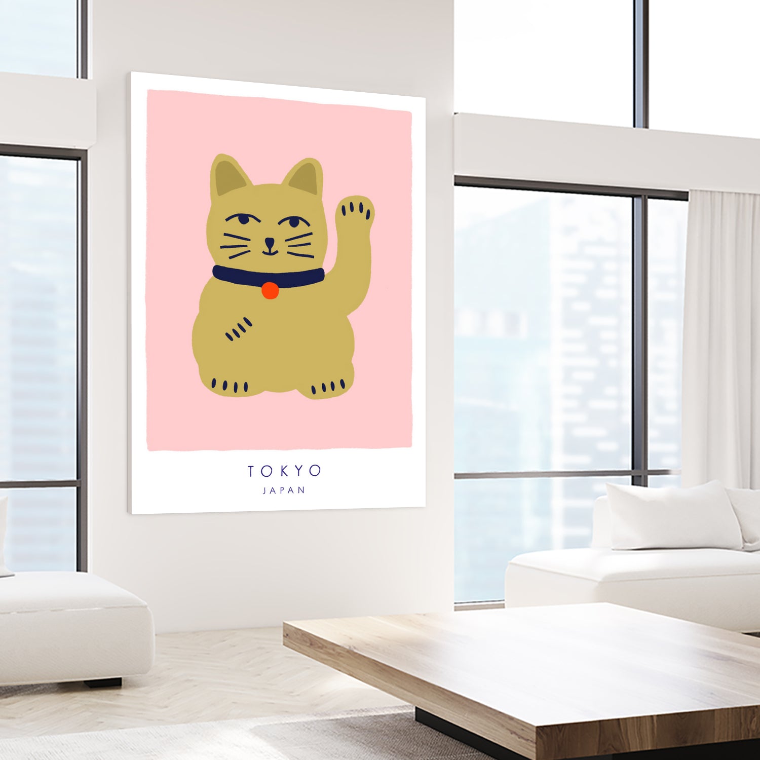 Maneki Neko a¬Ä¬ì Lucky Cat by Maren Gross on GIANT ART - animals cat