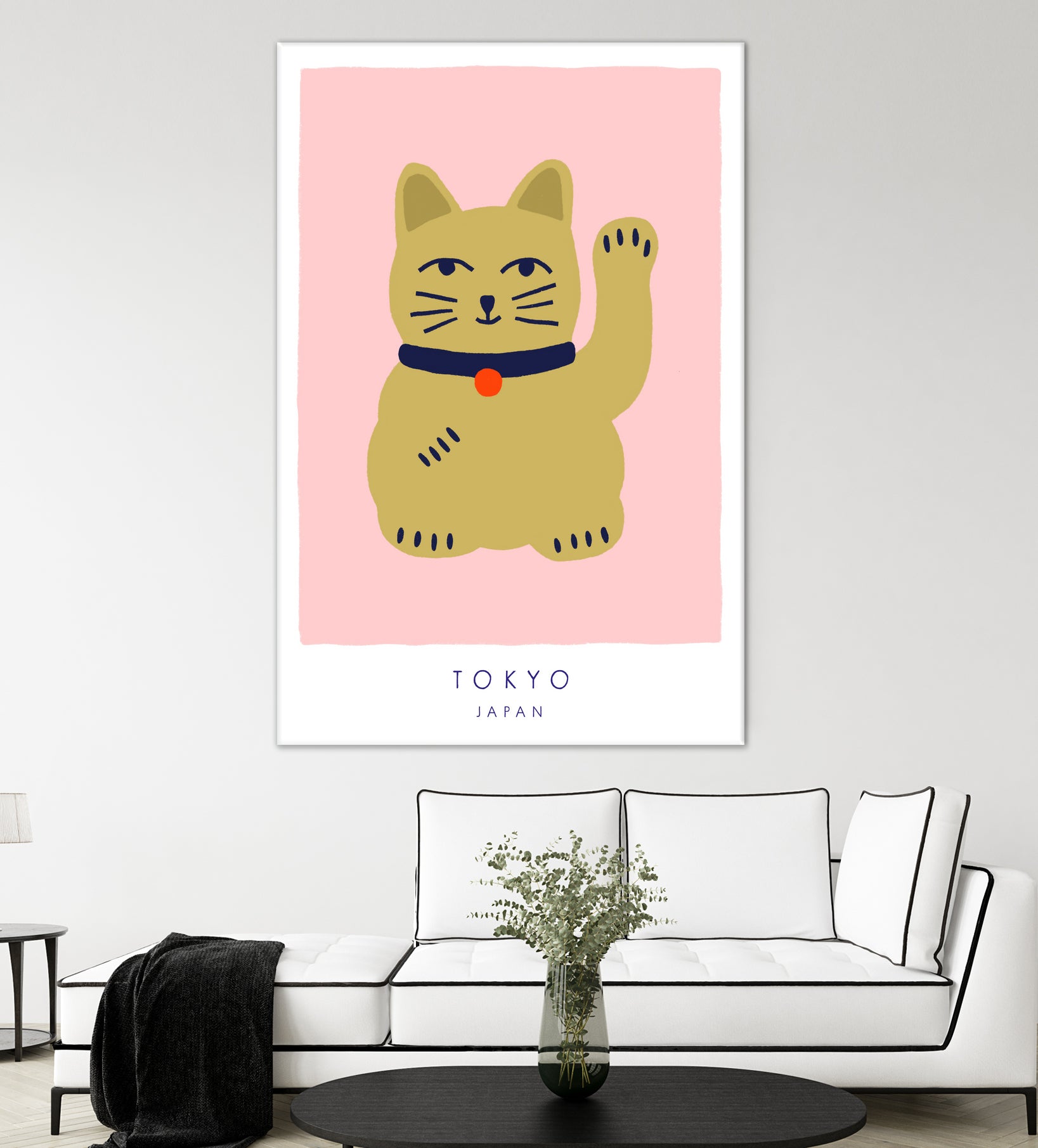 Maneki Neko a¬Ä¬ì Lucky Cat by Maren Gross on GIANT ART - animals cat