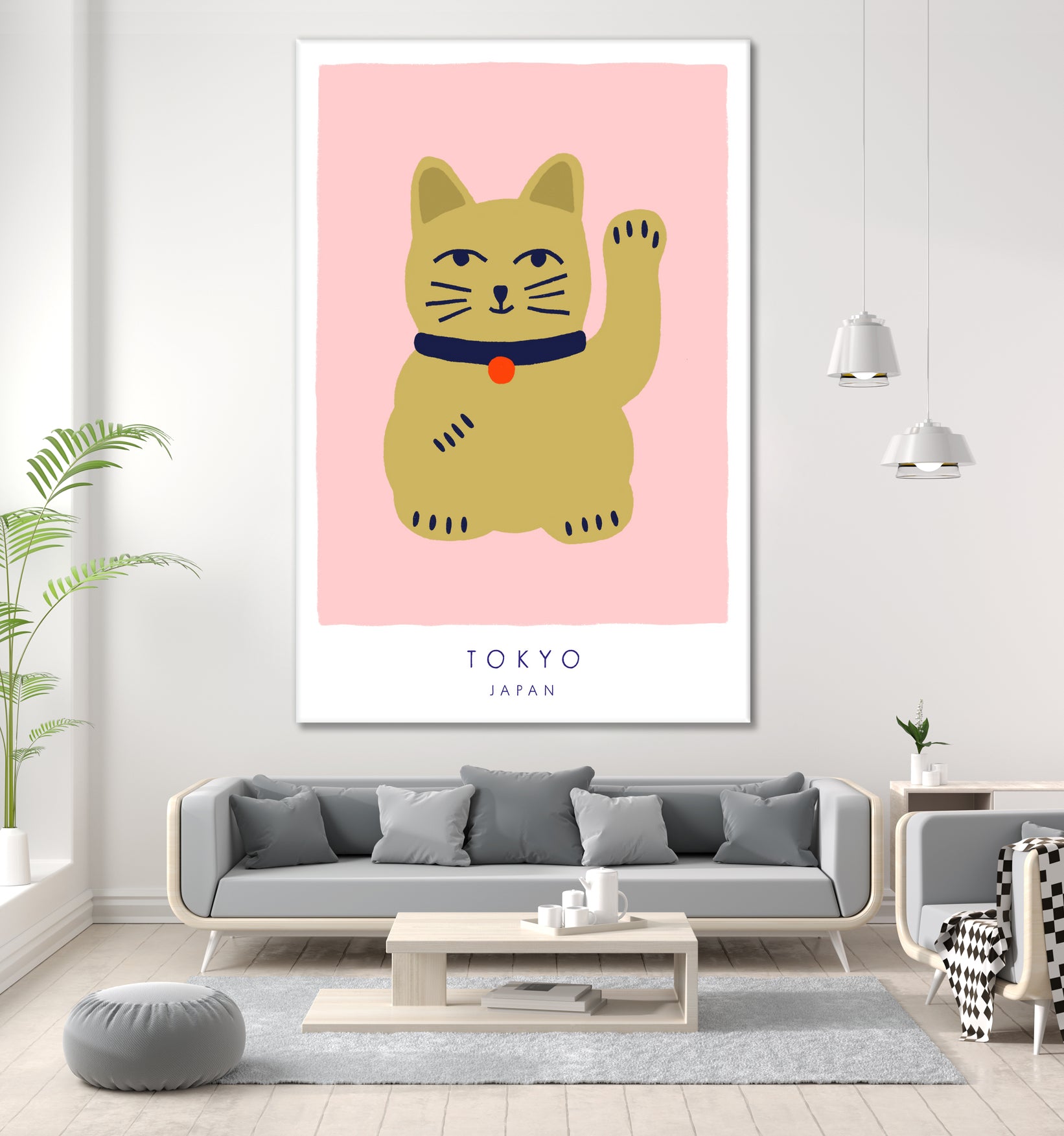 Maneki Neko a¬Ä¬ì Lucky Cat by Maren Gross on GIANT ART - animals cat