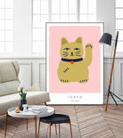 Maneki Neko a¬Ä¬ì Lucky Cat by Maren Gross on GIANT ART - animals cat