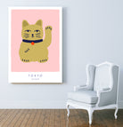 Maneki Neko a¬Ä¬ì Lucky Cat by Maren Gross on GIANT ART - animals cat