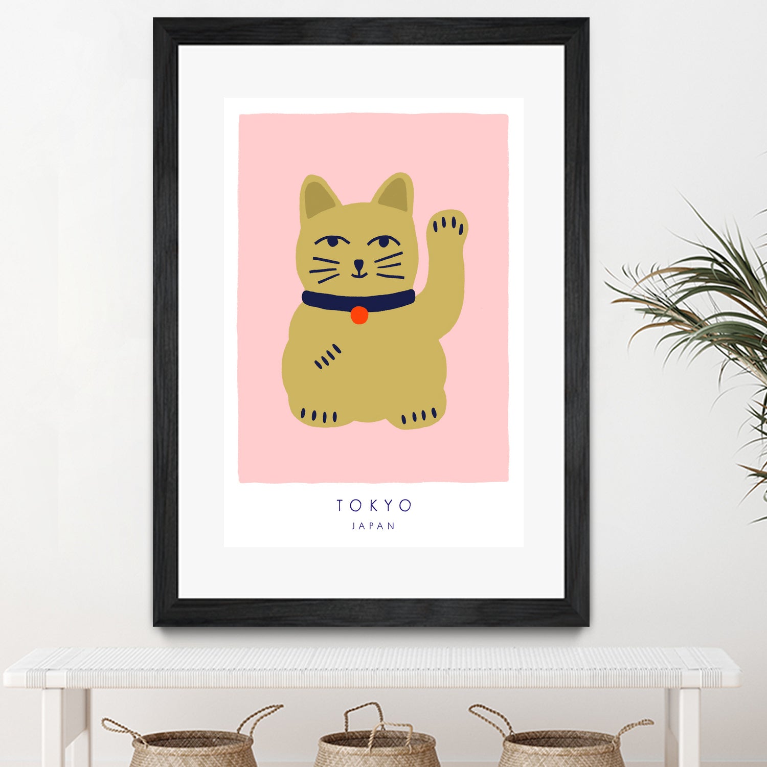 Maneki Neko a¬Ä¬ì Lucky Cat by Maren Gross on GIANT ART - animals cat