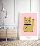 Maneki Neko a¬Ä¬ì Lucky Cat by Maren Gross on GIANT ART - animals cat