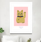 Maneki Neko a¬Ä¬ì Lucky Cat by Maren Gross on GIANT ART - animals cat