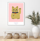 Maneki Neko a¬Ä¬ì Lucky Cat by Maren Gross on GIANT ART - animals cat