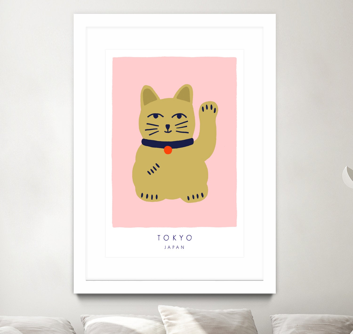 Maneki Neko a¬Ä¬ì Lucky Cat by Maren Gross on GIANT ART - animals cat