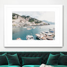 Amalfi coast with boats #2 by Photolovers on GIANT ART - landscape harmony