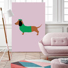 Dachshund by Maren Gross on GIANT ART - animals dog