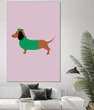 Dachshund by Maren Gross on GIANT ART - animals dog