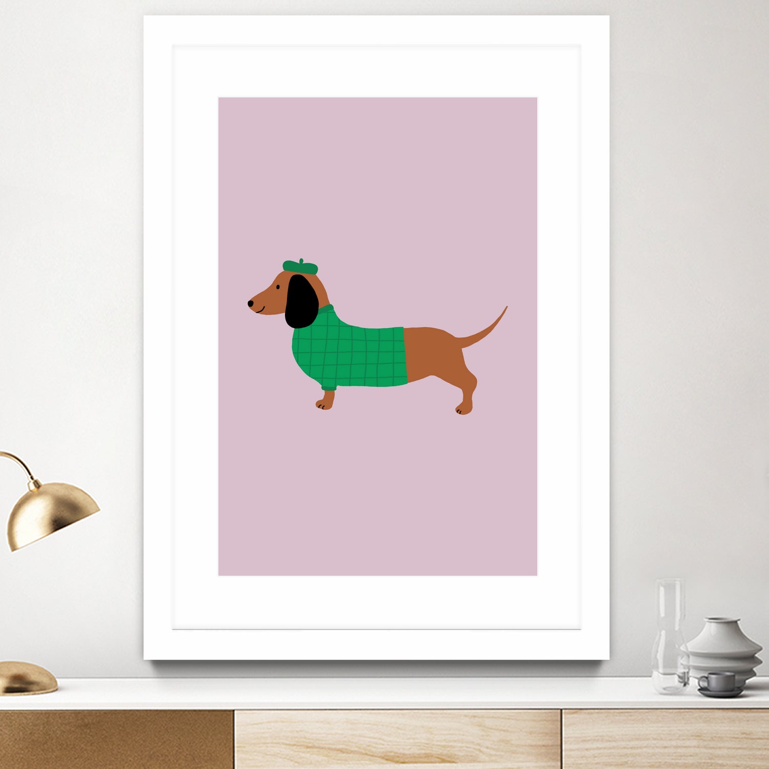 Dachshund by Maren Gross on GIANT ART - animals dog