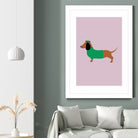 Dachshund by Maren Gross on GIANT ART - animals dog