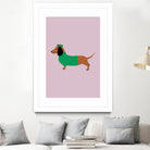 Dachshund by Maren Gross on GIANT ART - animals dog