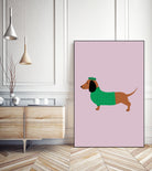 Dachshund by Maren Gross on GIANT ART - animals dog