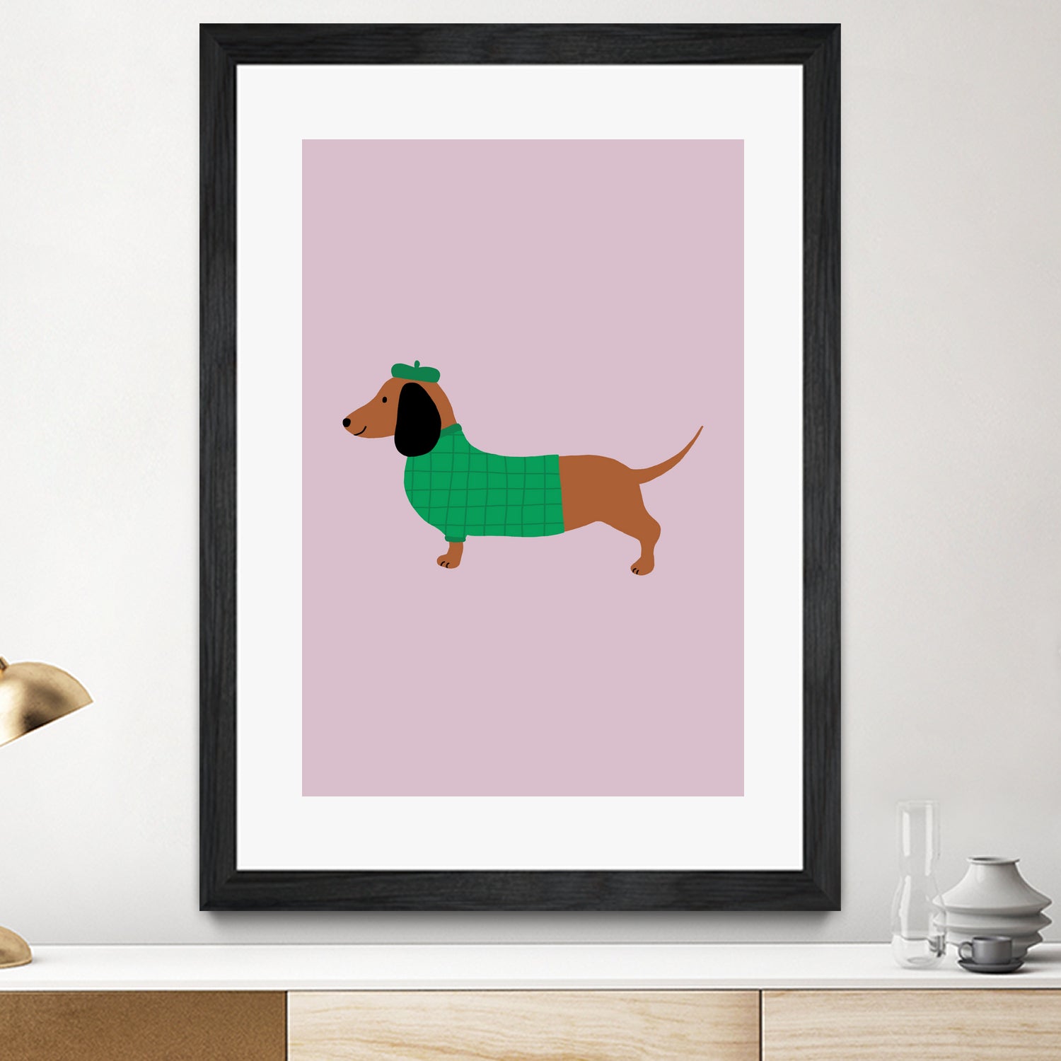 Dachshund by Maren Gross on GIANT ART - animals dog