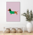 Dachshund by Maren Gross on GIANT ART - animals dog