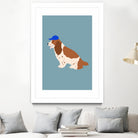 Cocker Spaniel with Cap by Maren Gross on GIANT ART - animals animal