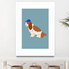 Cocker Spaniel with Cap by Maren Gross on GIANT ART - animals animal