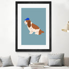 Cocker Spaniel with Cap by Maren Gross on GIANT ART - animals animal