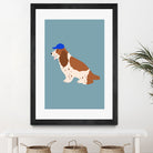 Cocker Spaniel with Cap by Maren Gross on GIANT ART - animals animal