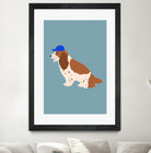 Cocker Spaniel with Cap by Maren Gross on GIANT ART - animals animal