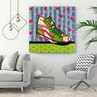 Green Fantasy by David Galan  on GIANT ART - green illustration sneekers