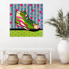 Green Fantasy by David Galan  on GIANT ART - green illustration sneekers