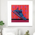 Sky Blue by David Galan  on GIANT ART - pink illustration running shoes