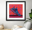 Sky Blue by David Galan  on GIANT ART - pink illustration running shoes