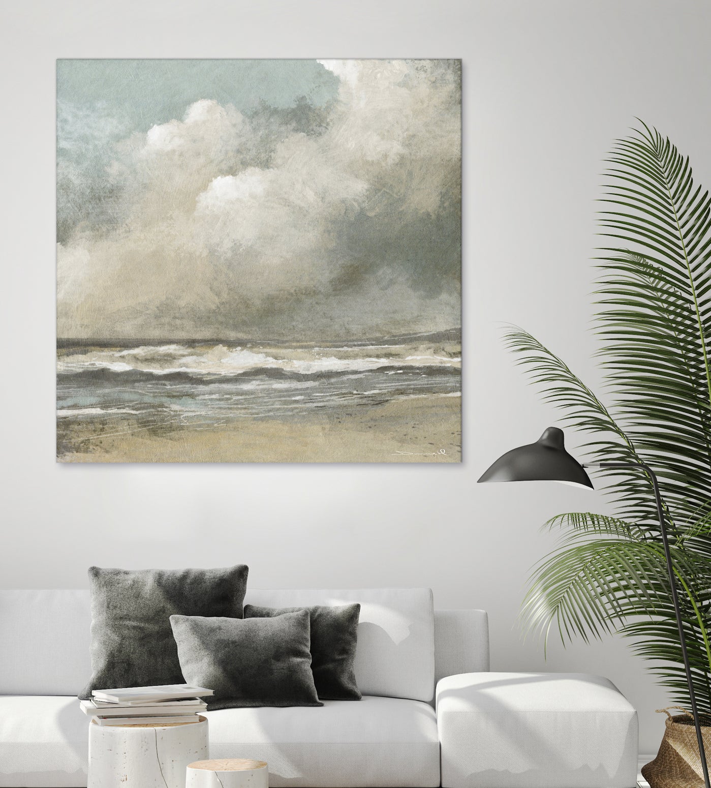 Misty Beach by Dan on GIANT ART - hobday