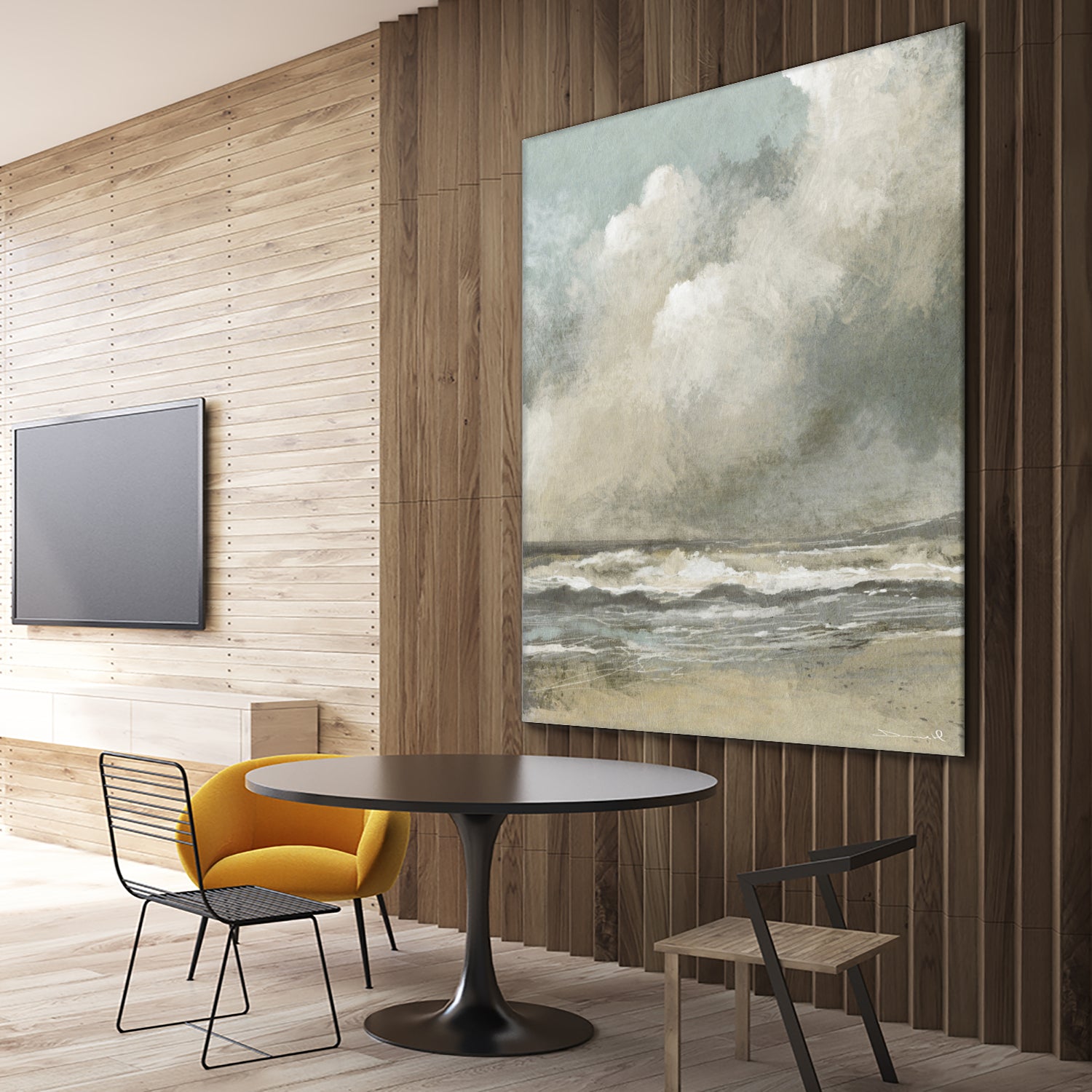 Misty Beach by Dan on GIANT ART - hobday