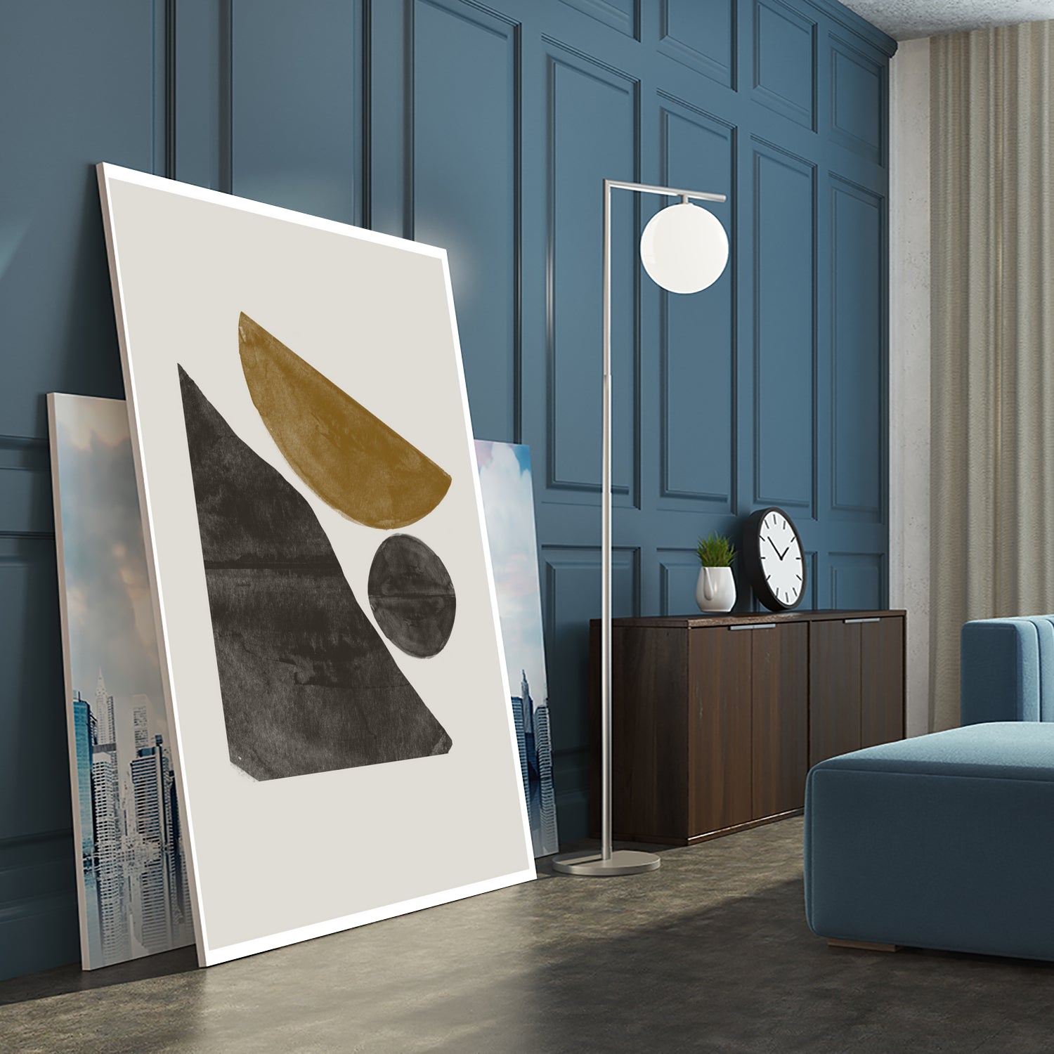 Shapes in Harmony by THE MIUUS STUDIO on GIANT ART - illustration abstract art print