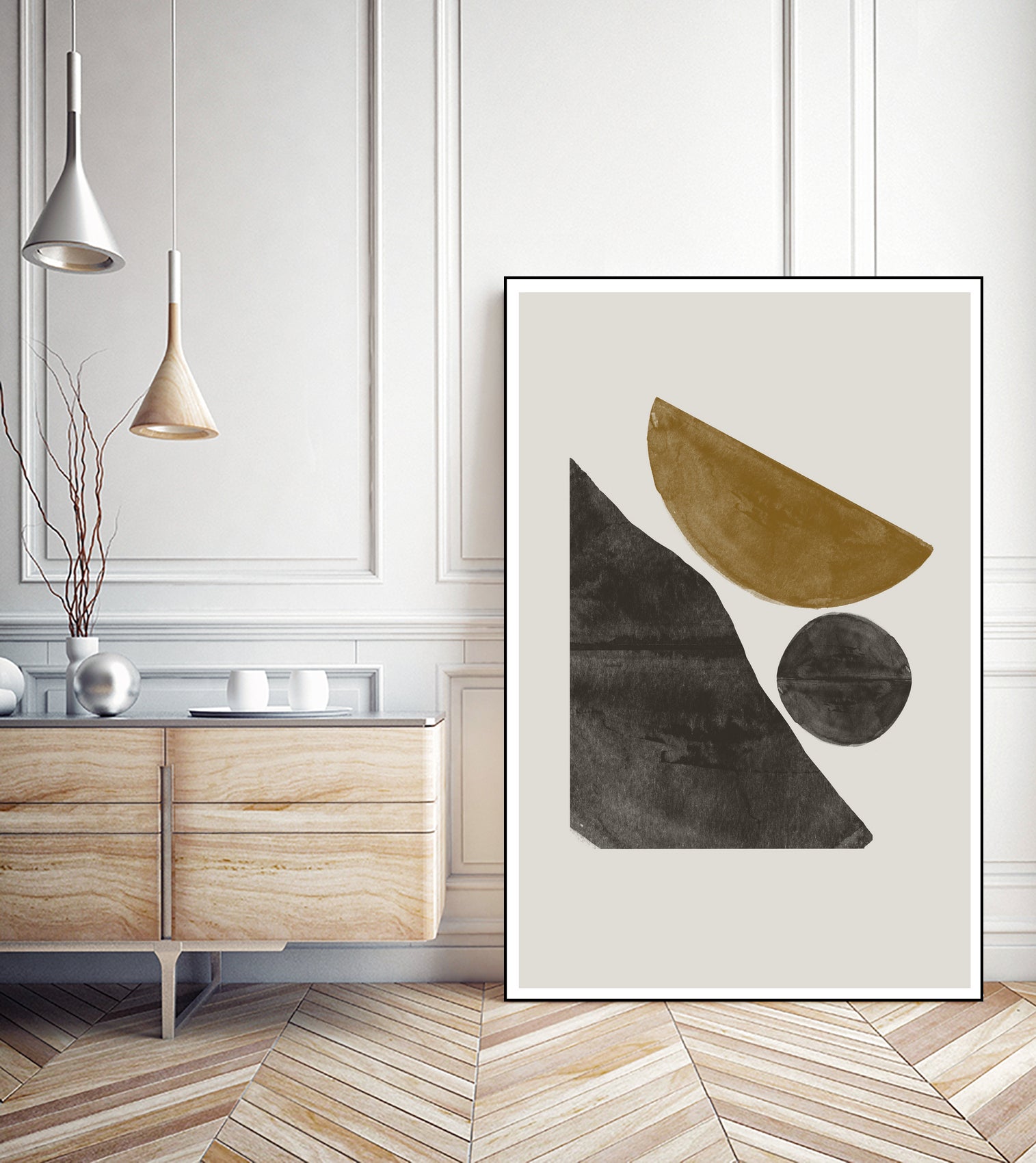 Shapes in Harmony by THE MIUUS STUDIO on GIANT ART - illustration abstract art print