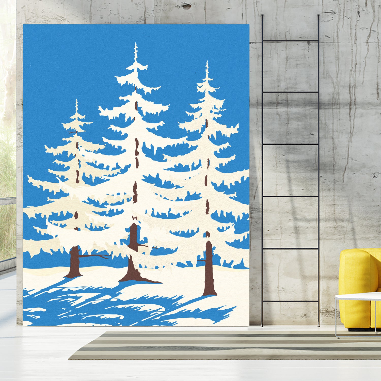 Harz Winter Trees by Rosi Feist on GIANT ART - nature and landscapes christmas tree