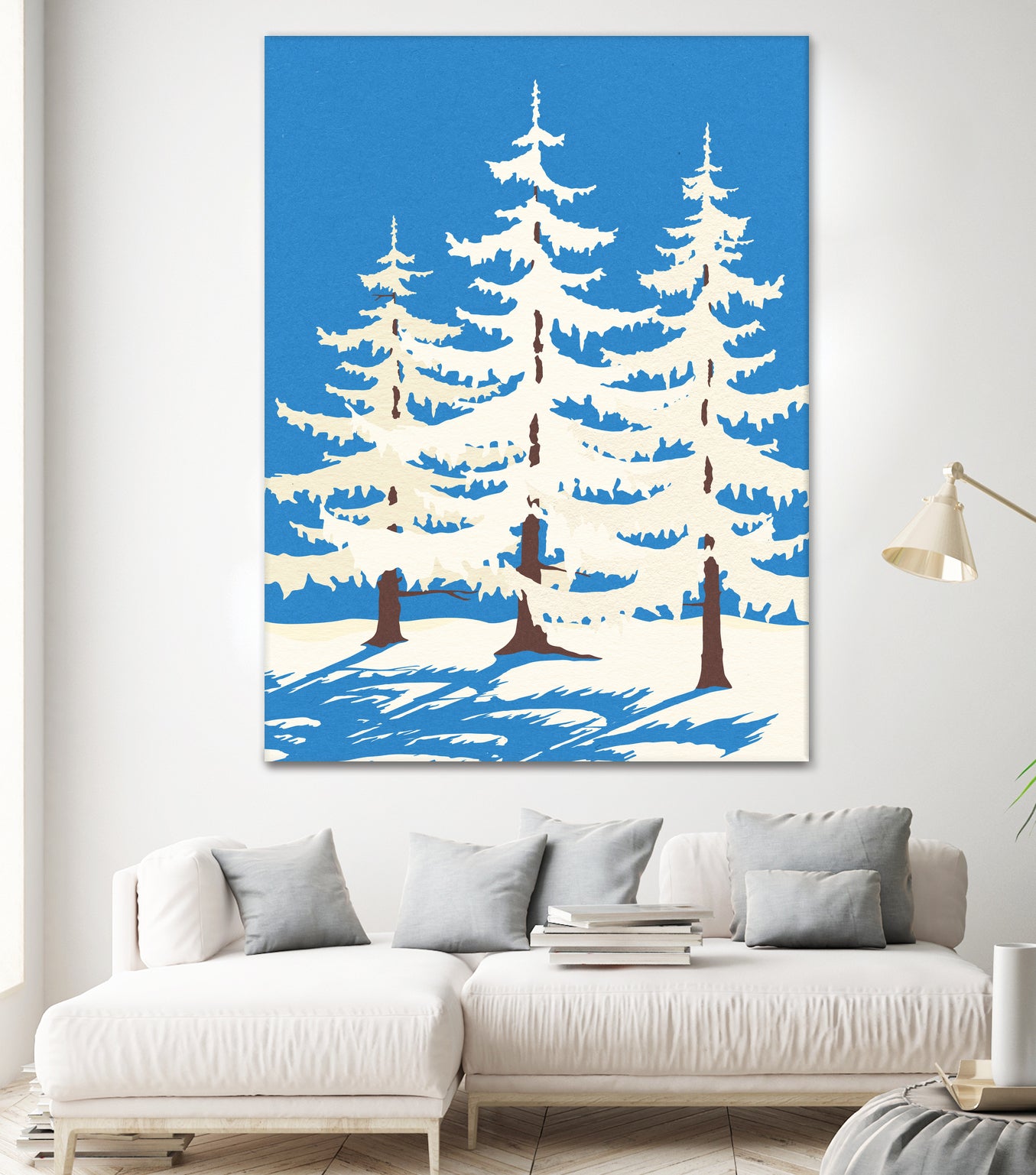 Harz Winter Trees by Rosi Feist on GIANT ART - nature and landscapes christmas tree