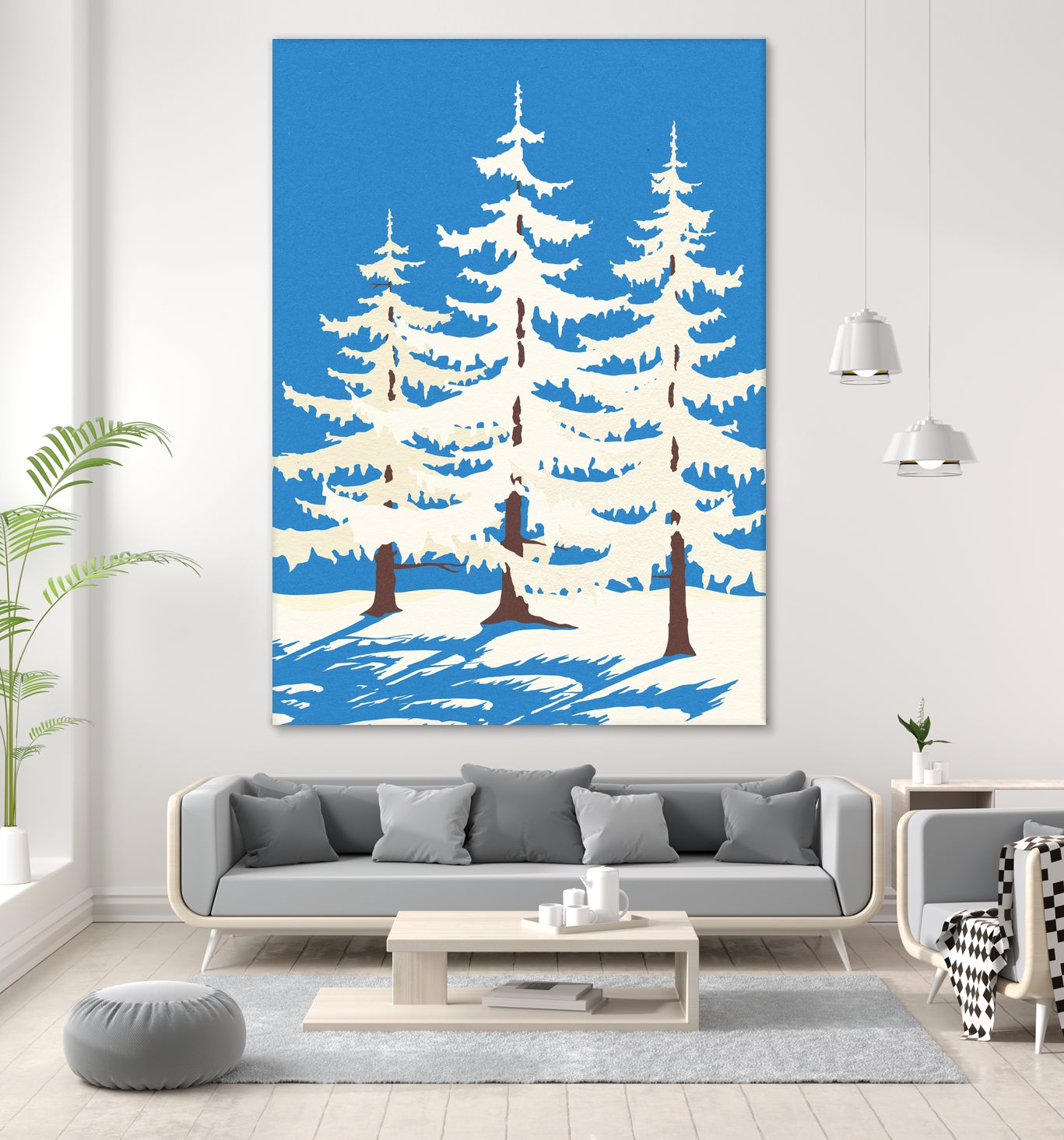 Harz Winter Trees by Rosi Feist on GIANT ART - nature and landscapes christmas tree