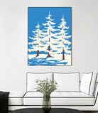 Harz Winter Trees by Rosi Feist on GIANT ART - nature and landscapes christmas tree