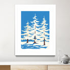 Harz Winter Trees by Rosi Feist on GIANT ART - nature and landscapes christmas tree