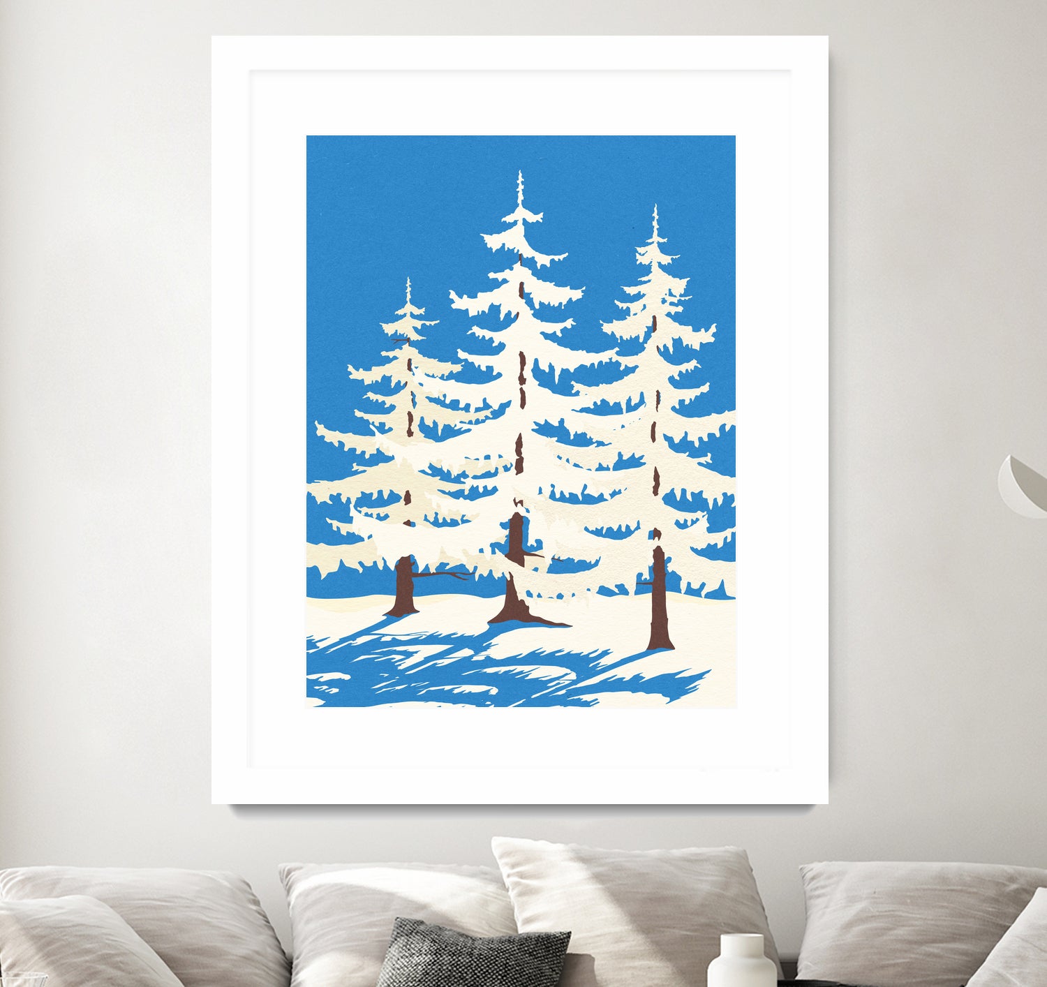 Harz Winter Trees by Rosi Feist on GIANT ART - nature and landscapes christmas tree