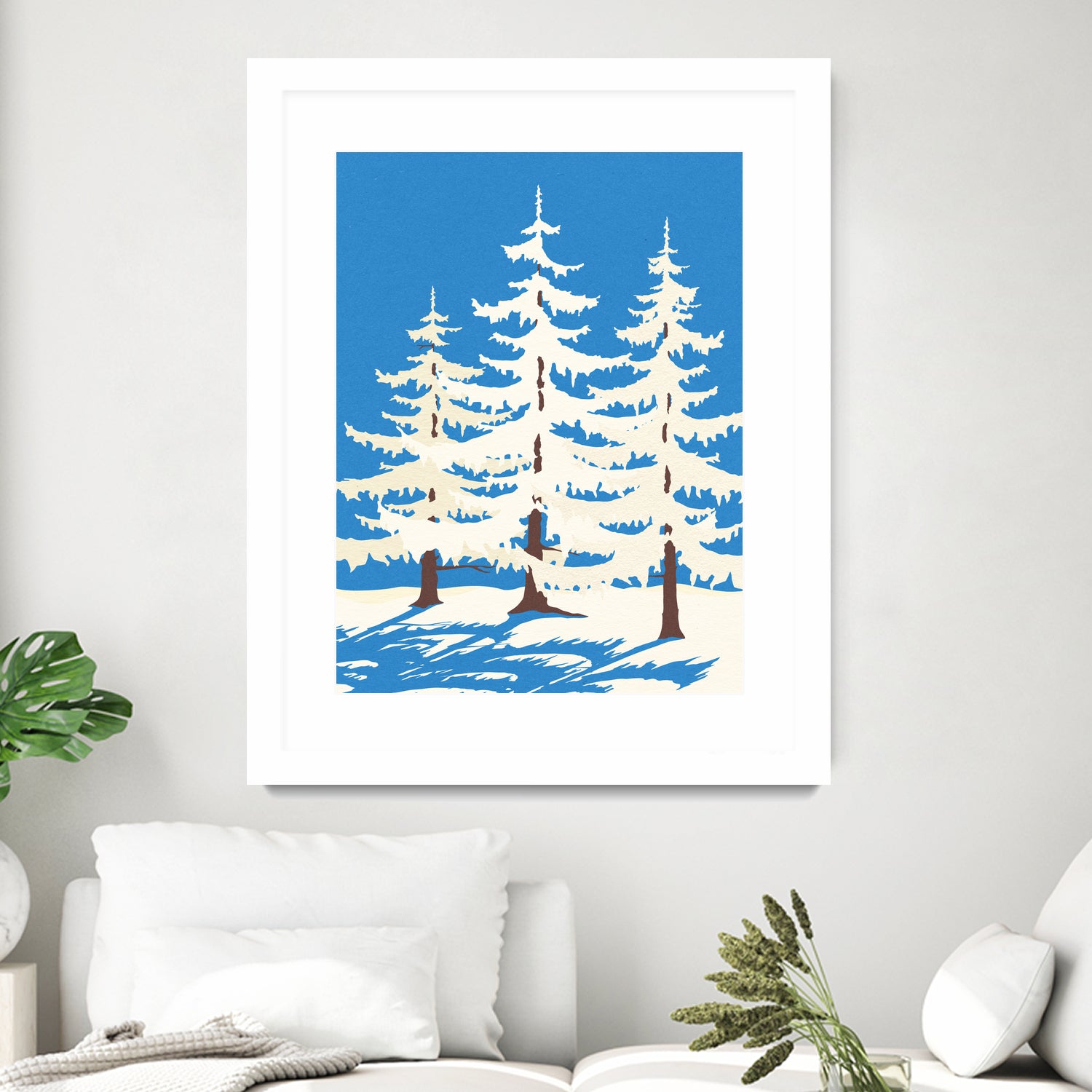 Harz Winter Trees by Rosi Feist on GIANT ART - nature and landscapes christmas tree