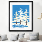 Harz Winter Trees by Rosi Feist on GIANT ART - nature and landscapes christmas tree