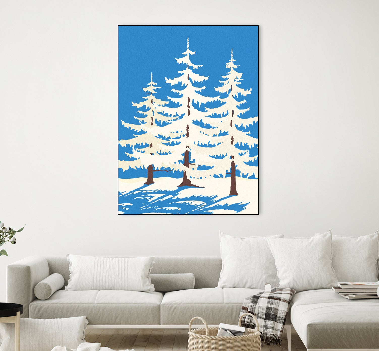 Harz Winter Trees by Rosi Feist on GIANT ART - nature and landscapes christmas tree