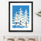 Harz Winter Trees by Rosi Feist on GIANT ART - nature and landscapes christmas tree