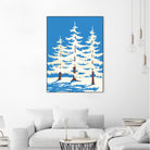 Harz Winter Trees by Rosi Feist on GIANT ART - nature and landscapes christmas tree