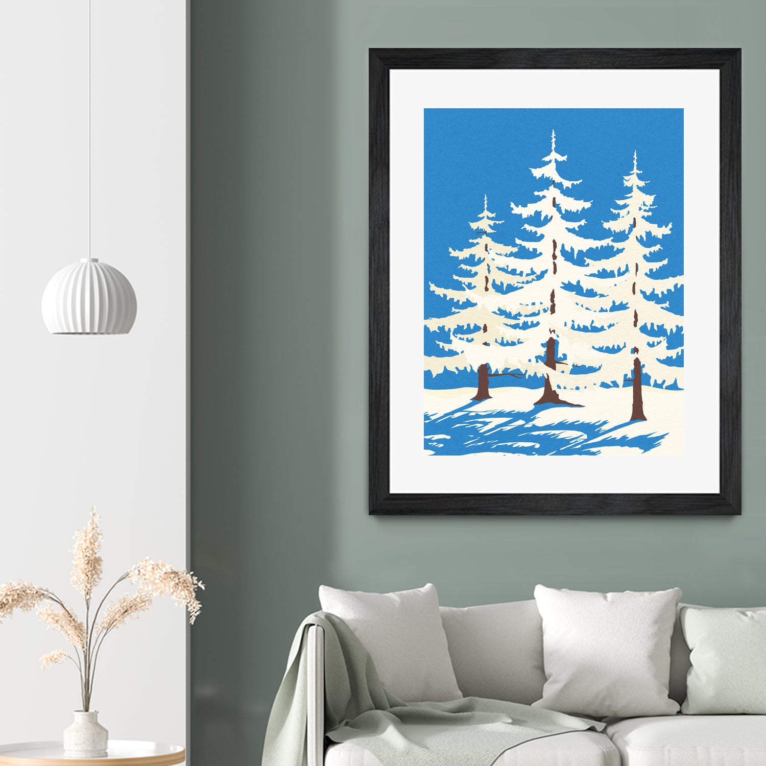 Harz Winter Trees by Rosi Feist on GIANT ART - nature and landscapes christmas tree