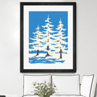 Harz Winter Trees by Rosi Feist on GIANT ART - nature and landscapes christmas tree